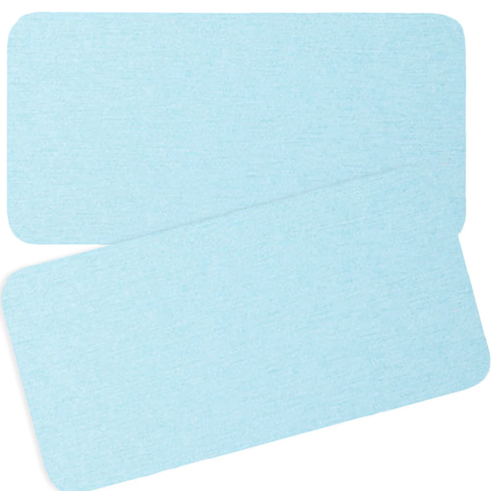 

2 Pcs Diatom Mud Coaster Absorbent Soap Holder Mat Tray Pad Box Green Dish for Bathroom Sink Travel