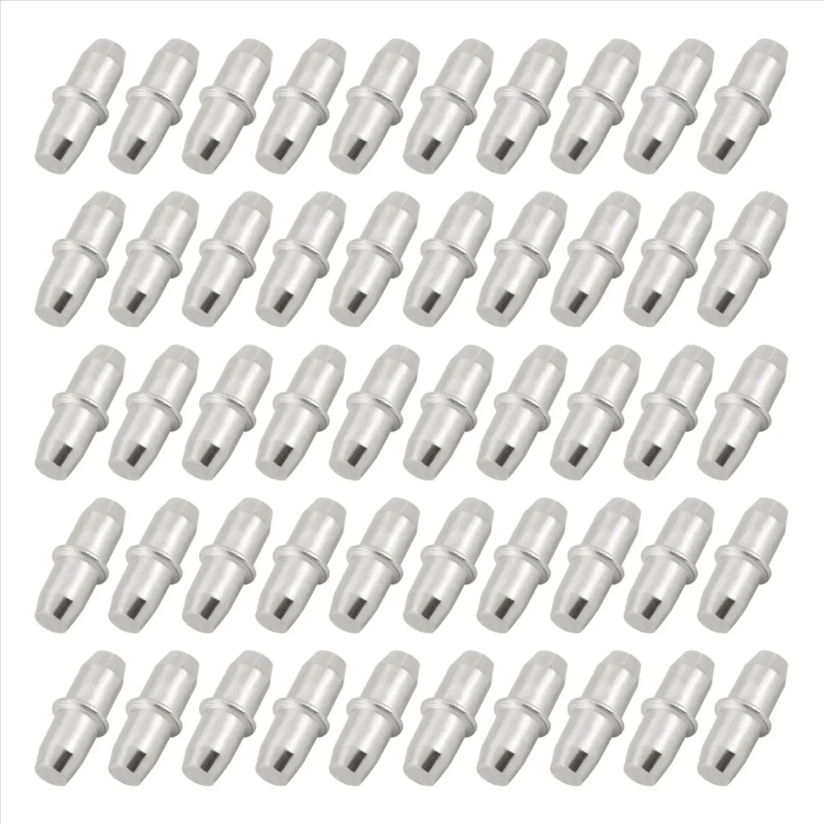 A63K& 50pc Cabinet Cupboard Wooden Chopping Shelf Support Pins Nails 16mm x 5mm