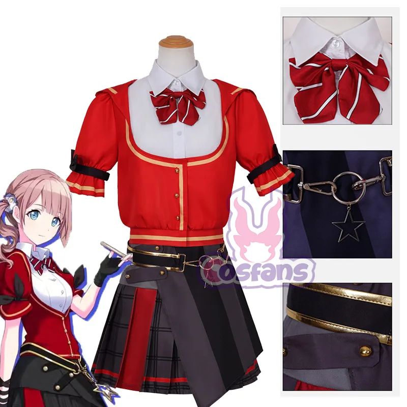 8 Stück Projekt Sekai bunte Bühne feat Cosplay Kostüme haben Handschuhe Leo/brauchen Mochi zuki Honami Outfits Anime Cosplay Kostüme