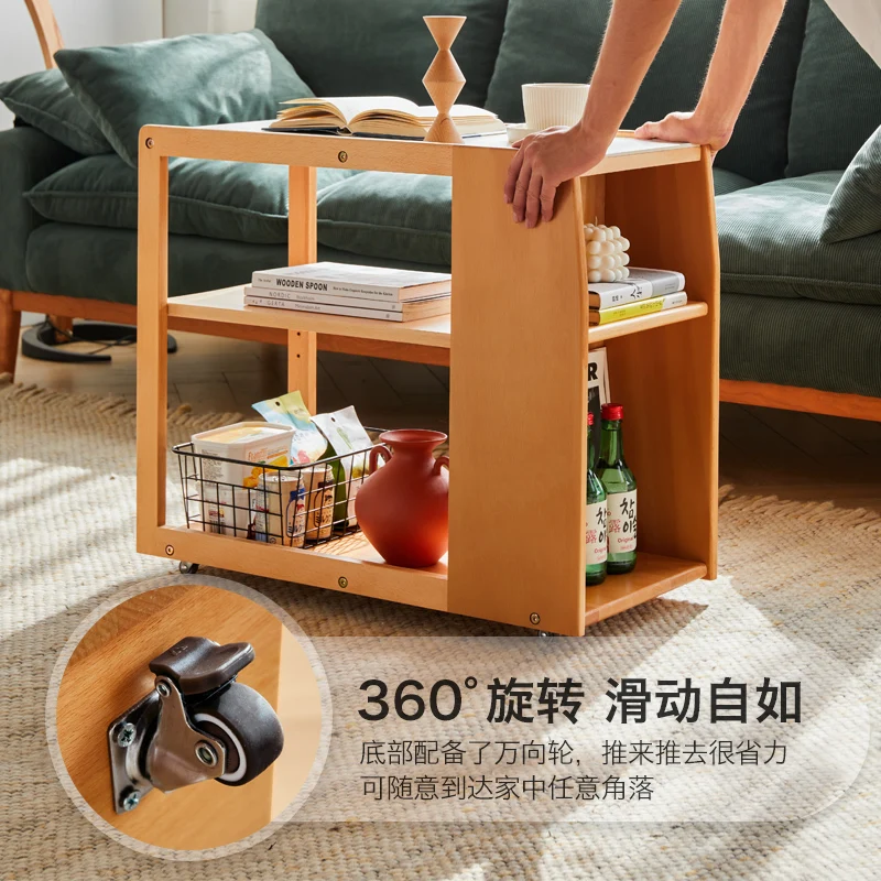 

Sofa side table Home sofa cabinet cabinet Mobile Living room small coffee corner Simple small s