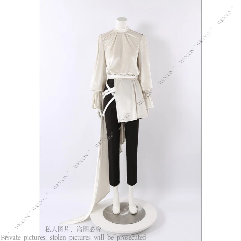 Luka Alien Cos Stage Cosplay Costume Wig Party Tops Pants Bow Tie Belt Fancy Party Clothing Suit Halloween Carnival Uniforms