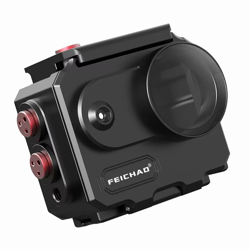 

80-метровый чехол для дайвинга для Insta360 go3/go3s, магнитный быстросъемный алюминиевый водонепроницаемый корпус, защитная рамка