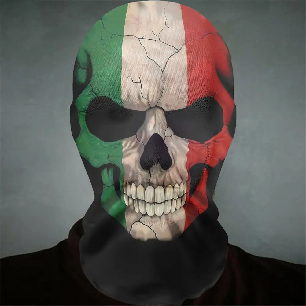 

Adult Head Size Face Cushion Easy Transportation Face Cushion Funny Skeleton Head Cover Cushion for Adults Realistic Cosplay