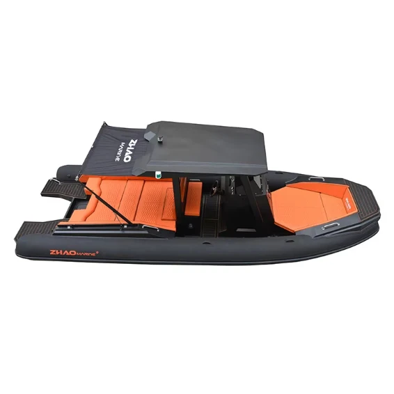 التصميم الحديث الإنقاذ نفخ يخت قارب صغير RIB Ntral وحدة التحكم نظام التوجيه Yachtrigid قارب قابل للنفخ للبيع #3