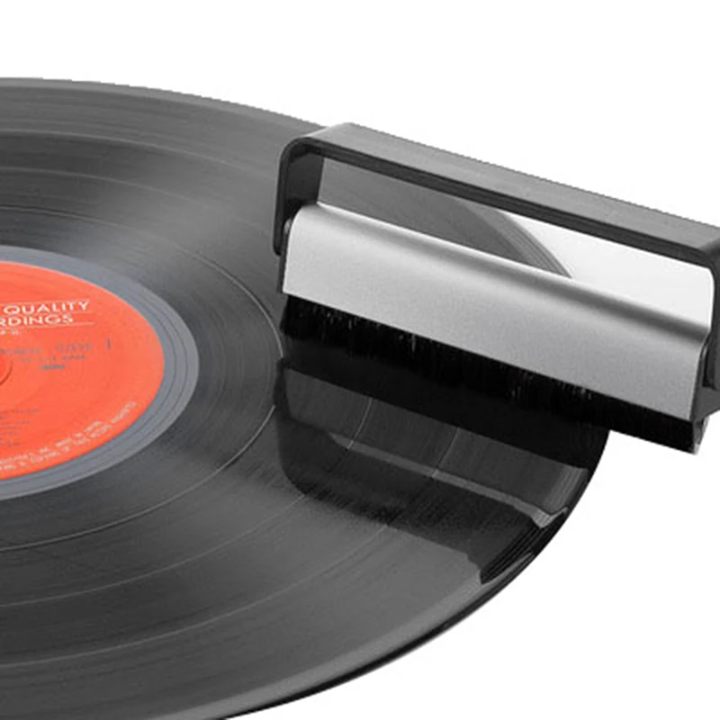 【Vinyl Record Cleaning Brush Anti Static Carbon Fiber LP Record Turntable Brush】