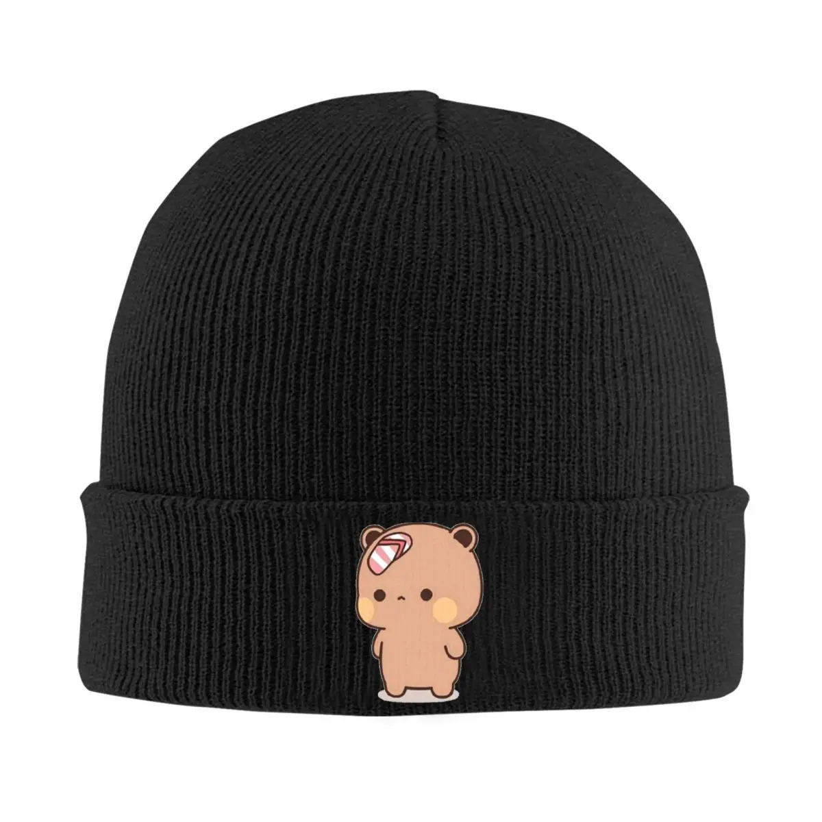 Cute Dudu Was Threw Flip-flops By Bubu Beanie Hats Casual Caps Female Male Kpop Skullies Beanies Winter Custom Warm Beanie Hat