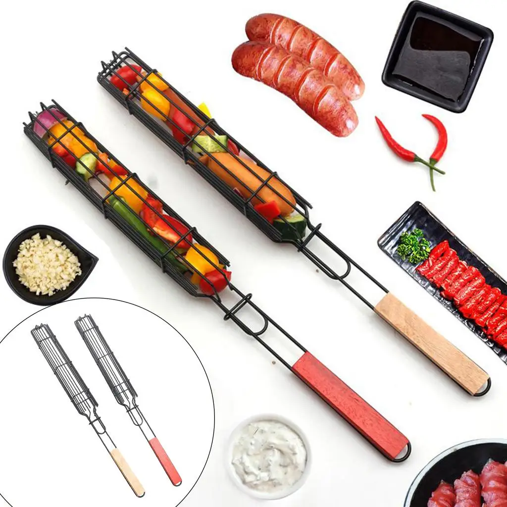 

Корзина для гриля и трубчатые аксессуары для барбекю, корзины для шашлыка, грили, принадлежности для барбекю – корзина для приготовления овощей на гриле