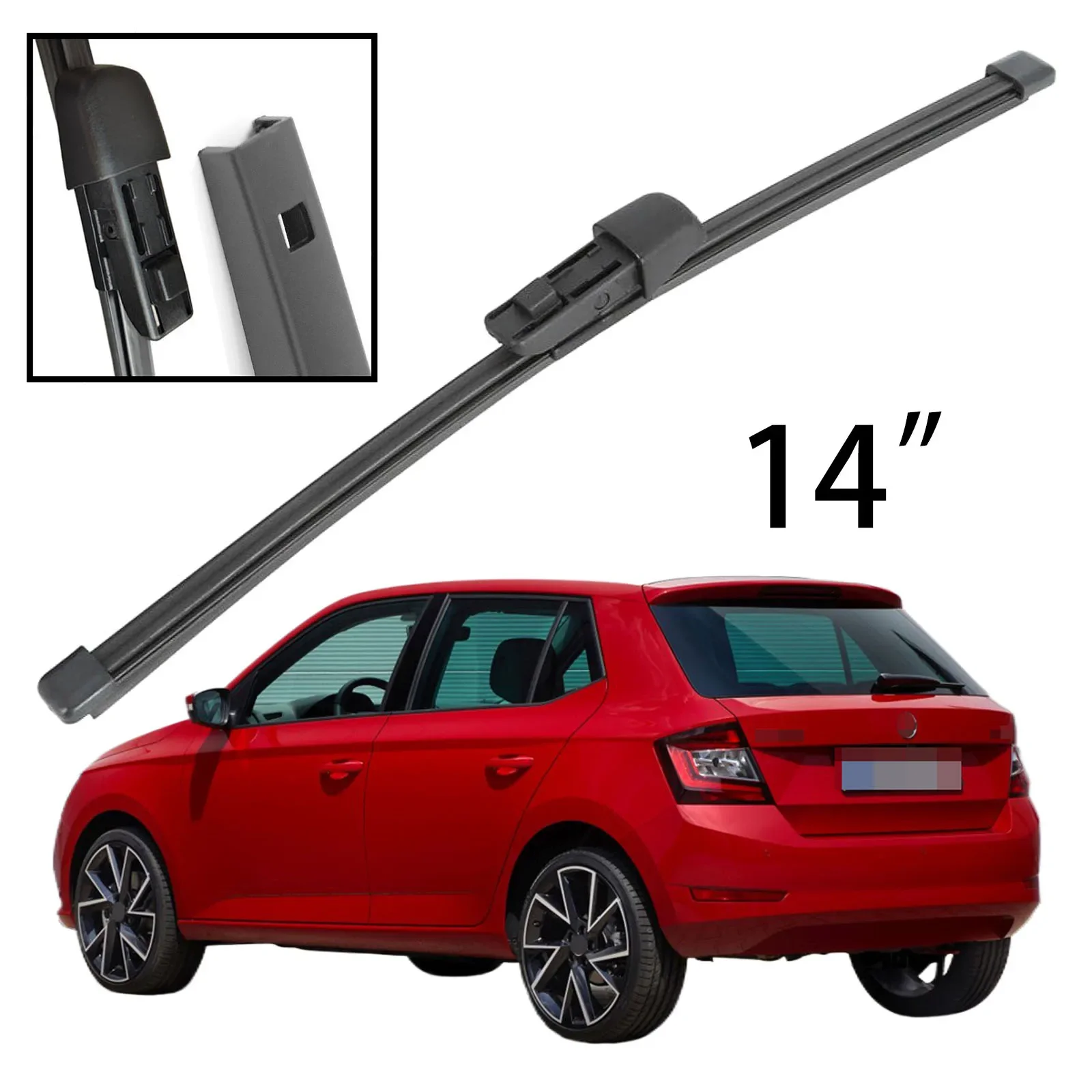 

14" Rear Windshield Windscreen Washer Wiper Blade For Skoda Fabia Hatchback NJ 2015-2020 Car Accessories Accsesories