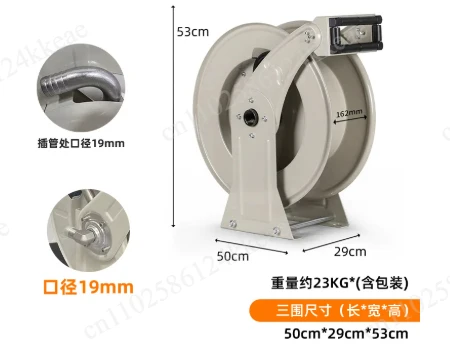 Factory direct sales 1 inch 15 meters universal pump pipe reel automatic refueling machine reel with 15 meters hose
