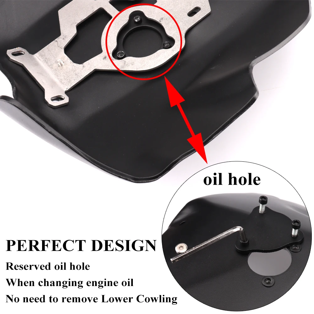 Fit For BMW R 1250 GS Adv Rallye R1250GS Adventure Motorcycle Engine Protector Chassis Protection Cover Exhaust Guard Skid Plate