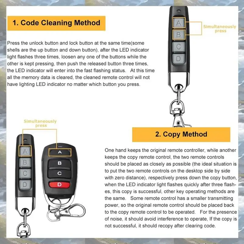 T82C Hot Sale-4 Pcs Gate Remote Control Duplicator 433 Mhz Electric Gate Openers For Automatic Sliding Door Electric Roller Way