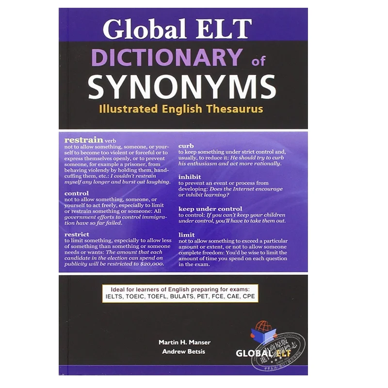 

Dictionary Of Synonyms Martin H Manser Andrew Betsis GLOBAL ELT 9781781642320 Book