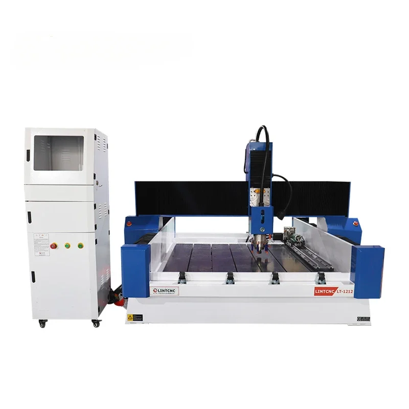 LT-1212 4 axis stone cnc router machine milling engraving marble granite 5.5kw spindle Mach3 controller 6090 9015 1325 1530