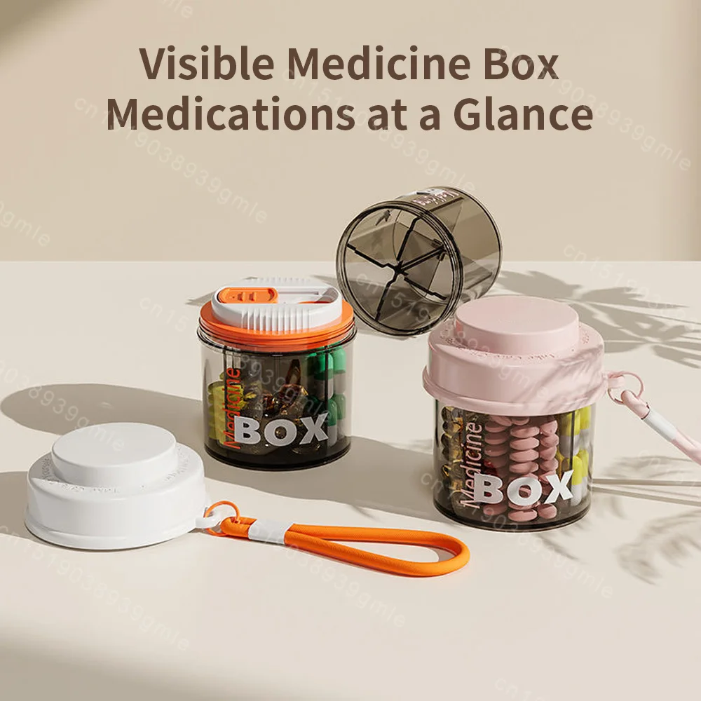 Pill Medicine Box Weekly Tablet Holder Portable Travel Mini Small Pill Box Pills Cases Storage Organizer Container Pill Storage