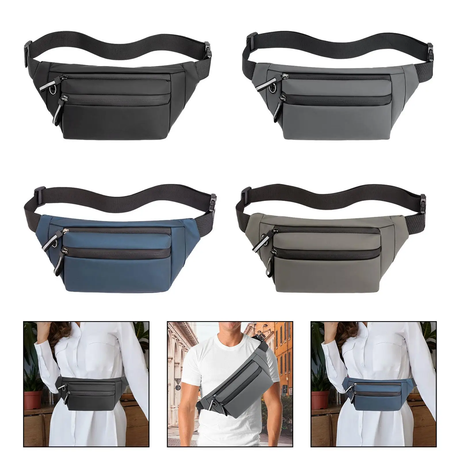 

Сумка через плечо, портативная сумка через плечо с регулируемым ремнем, поясная сумка, нагрудная сумка для покупок, рыбалки, уличного туризма, путешествий