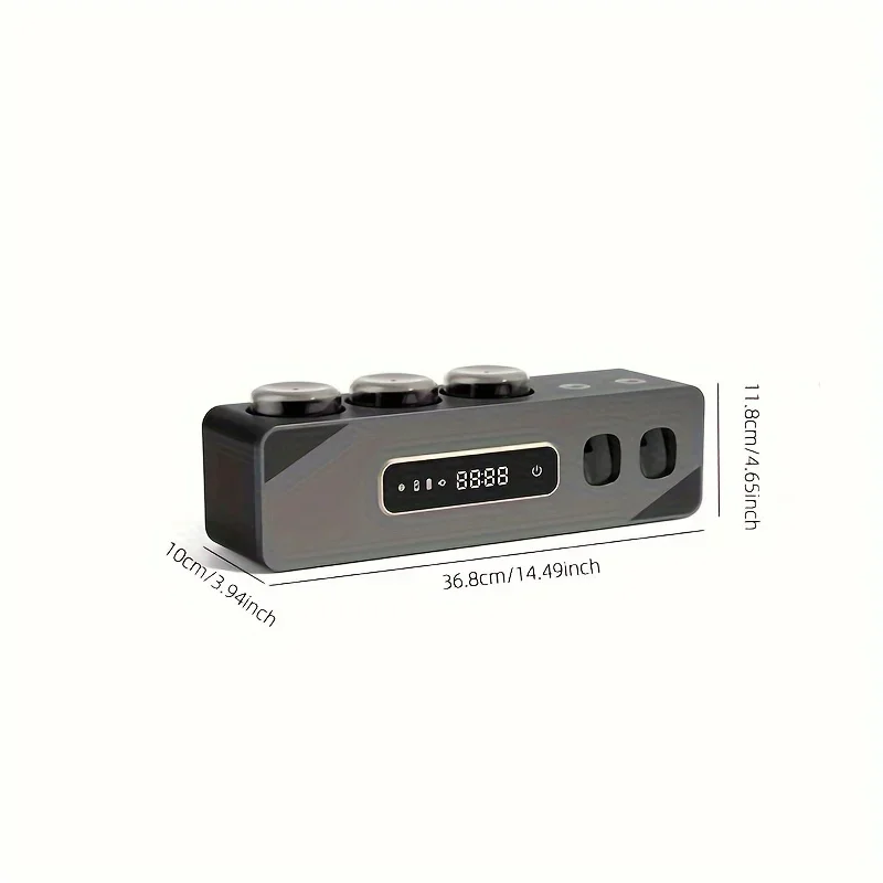 UV 살균 칫솔 홀더, 자동 치약 디스펜서가 있는 스마트 벽걸이형 칫솔 정리함, USB 충전, 리튬 썸네일 2