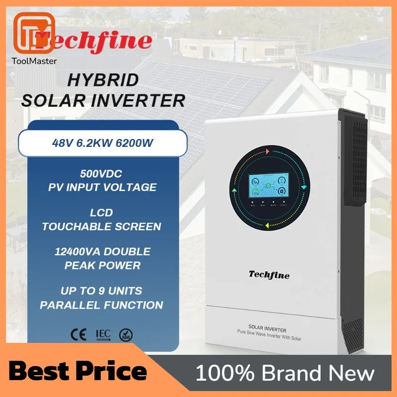 [Hot Sale] Hybrid Inverter GA Series Single Phase String Solar Inverter 3 3.6kw 5.5kw 6.2kw High Voltage Battery Inverte
