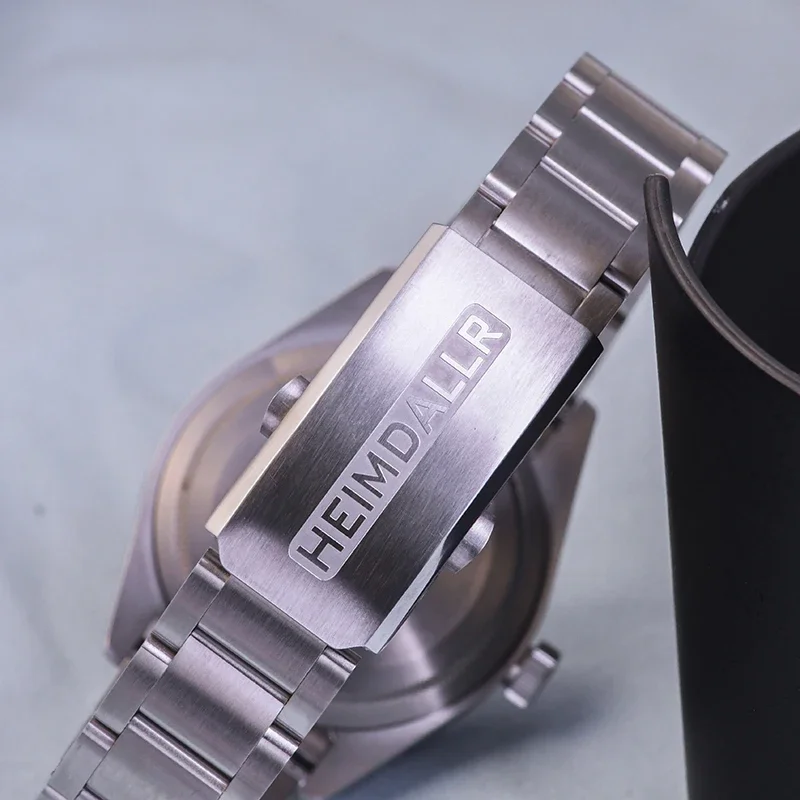HEIMDALLR GMT Cassa per orologio Orologio subacqueo in acciaio inossidabile Vetro zaffiro 200 m Impermeabile adatto Seiko mod per movimento automatico NH34