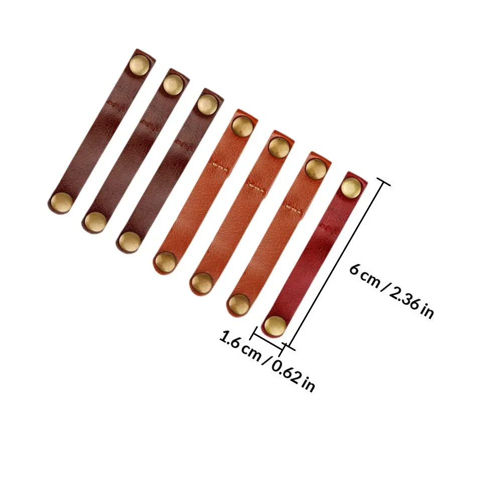 24Pcs Cable Straps Portable Handmade Cord Organizer Cable Tie Keeper USB Headphone Wire Holder Data Line Fixer