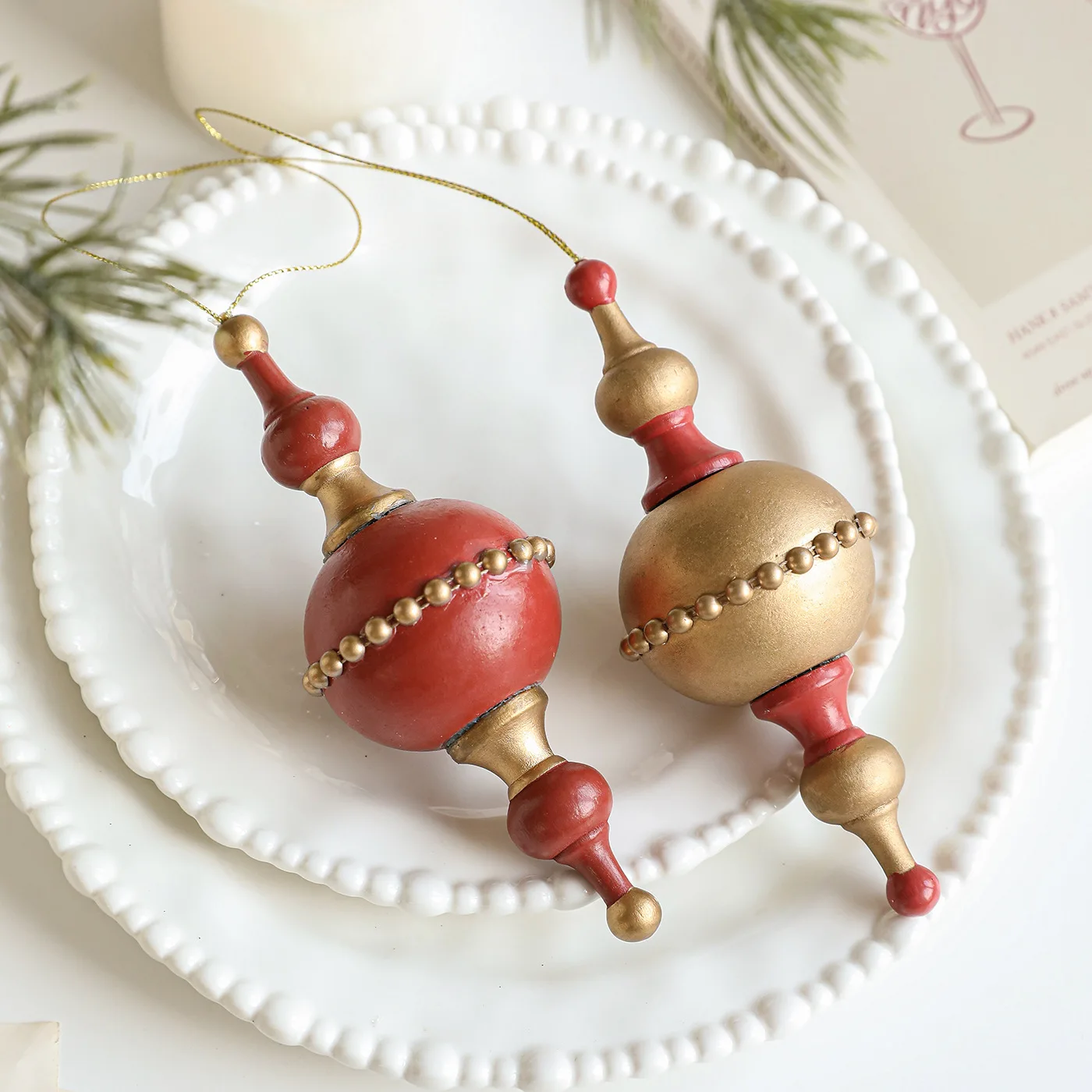 1PC Christmas Tree Wood Ornaments Acorn Star Shape Hanging Rustic Christmas Ornaments Window Decor Christmas Crafts Gift Decor