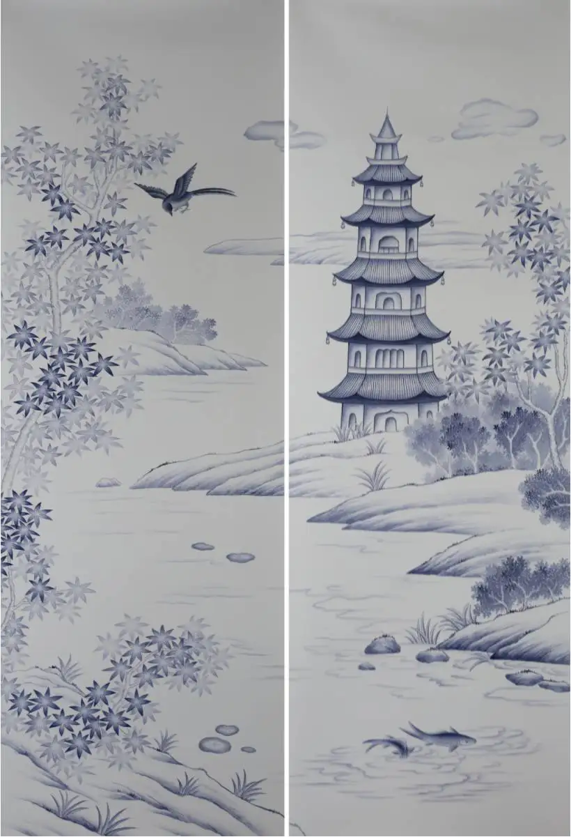 

Customized paintings Hand-painted wallpaper Hand-Made scenery for Bedroom/Living/Dining Room/Porch/Sofa/TV WALLCOVERING