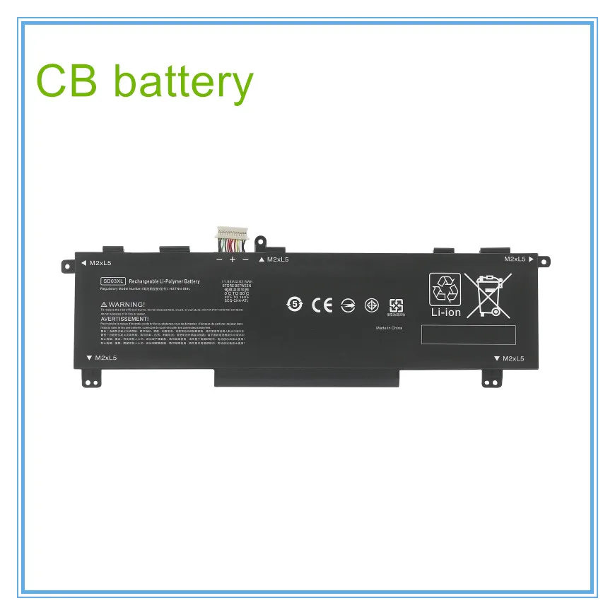 

11,55 В SD03XL Аккумулятор для ноутбука 15 2020 15-ek0000 15-en0000 HSTNN-OB1R L84357-AC1 L84394-005 15-ek0001TX 15-ek0011TX