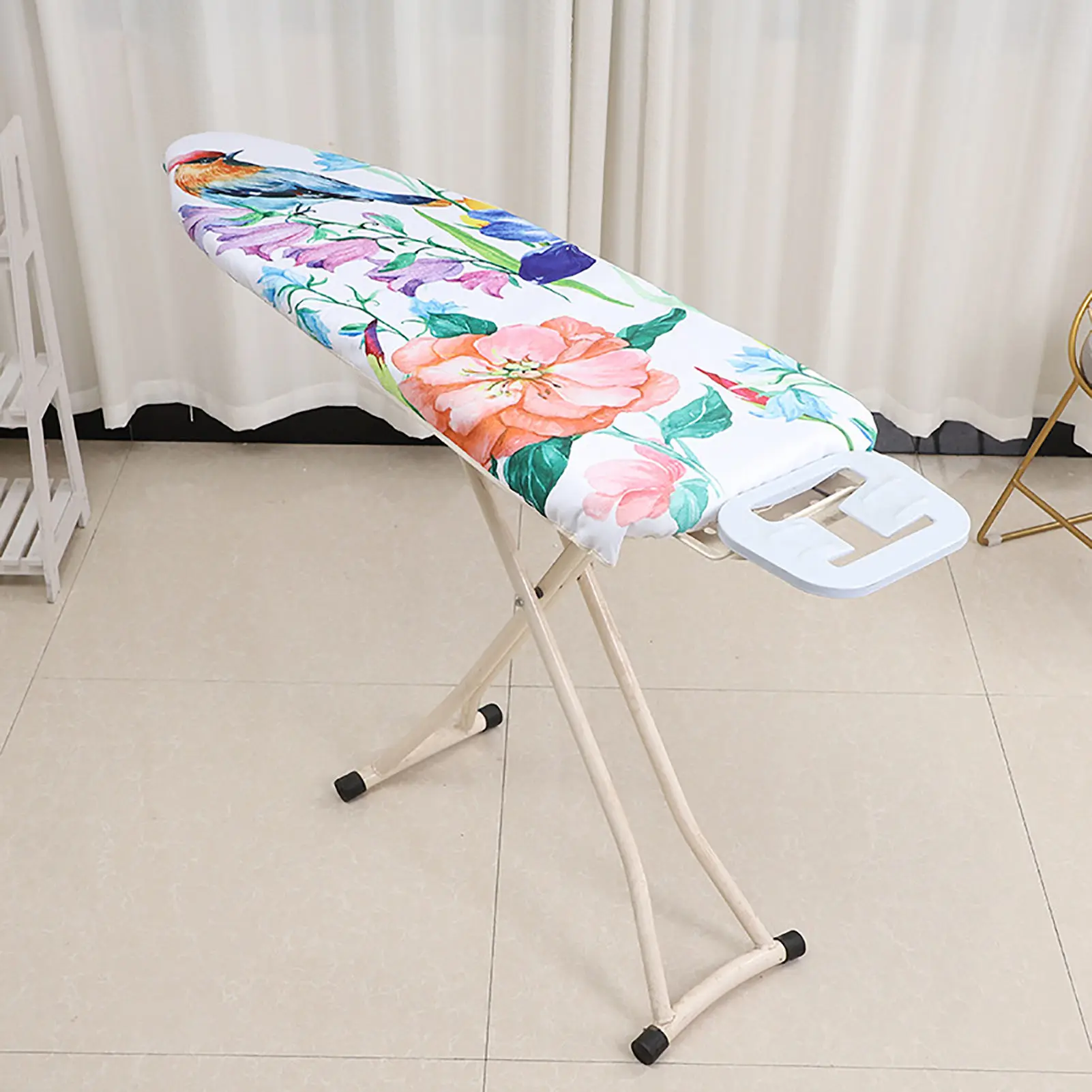 140x50CM Spring Bird Series Digital Printing Ironing Board Cover Pad Heat Insulation Polyester Fits Most Size Of Ironing NEW