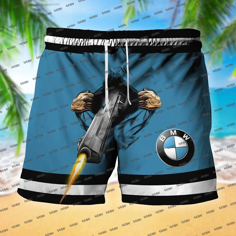 

BMW Summer New Hawaii Beach Shorts Men's Breathable Sports Shorts BMW Swimming Quick Drying Motorcycle Shorts Surf Shorts