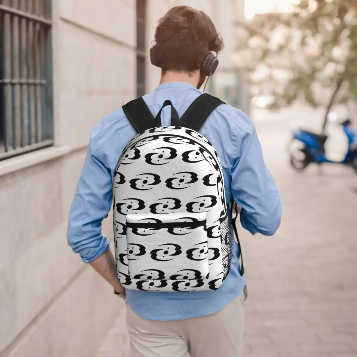 Bionicle Three Virtues Symbol Student Backpack School Bag Hiking Travel Daypack for Boys Girls Bookbag Shoulder Bags