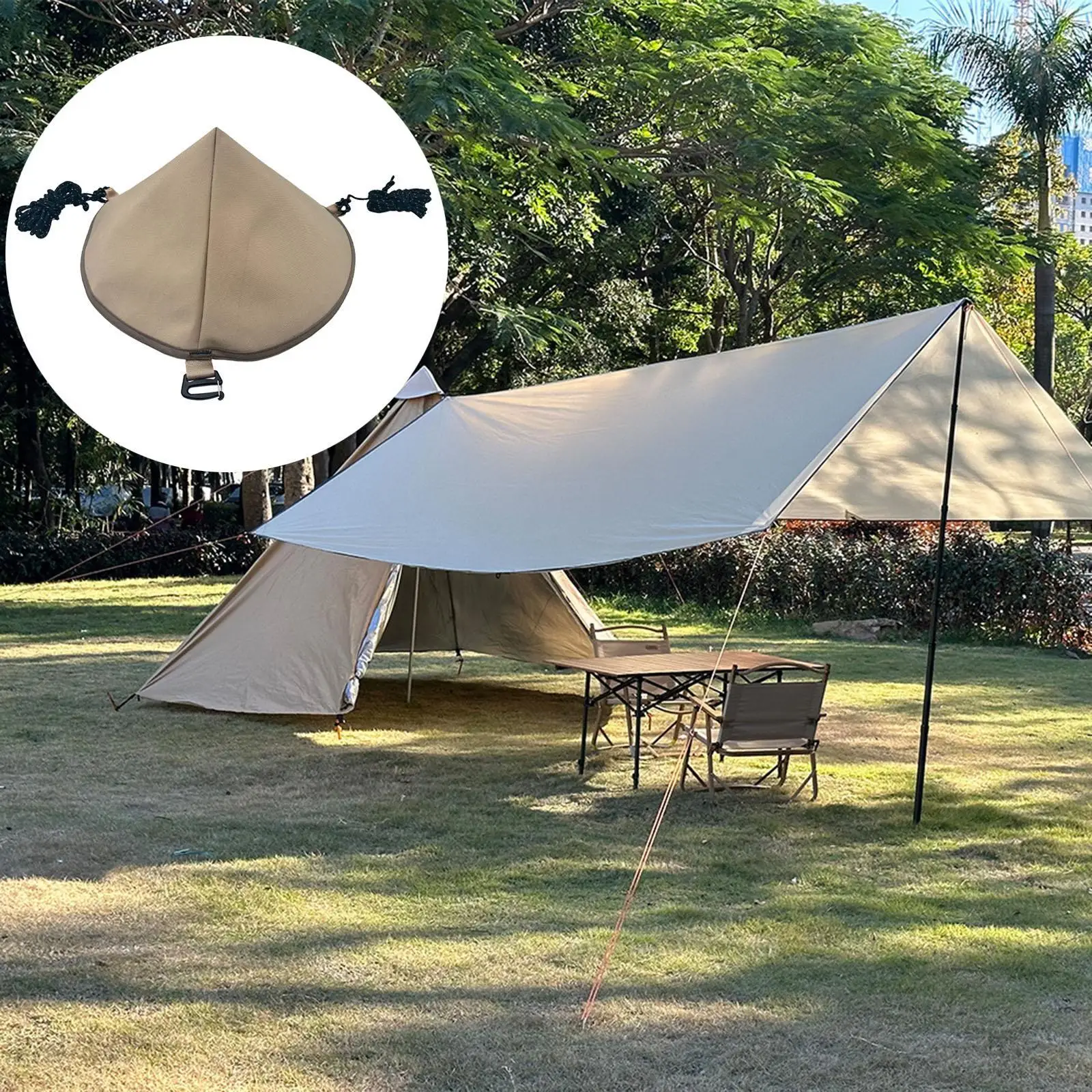 

Tarp Connecting Cap Tent Connect Hat Windproof Waterproof Tent Accessory for