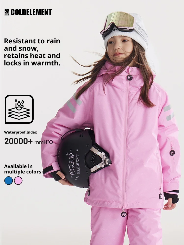 بدلات تزلج للأطفال، سترات تزلج للأولاد والبنات، بدلات تزلج فردية ومزدوجة، بدلات تزلج دافئة للأطفال في الهواء الطلق