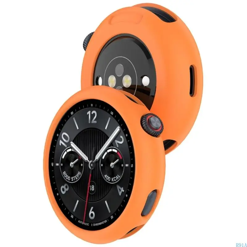 R91A Watch에 대한 열 소산 설계가있는 방어 실리콘 케이스.