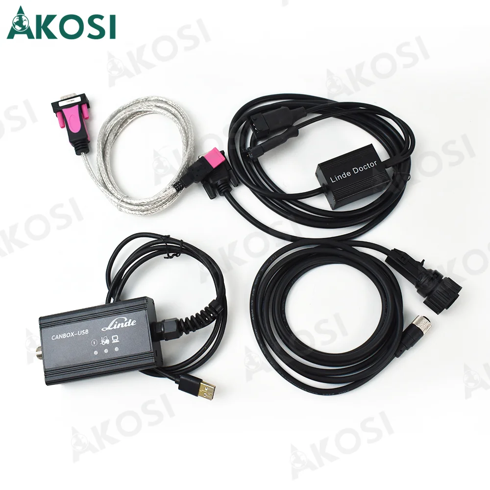 Perangkat lunak pathfind V2025 untuk alat pemindai diagnostik forklift Linde, adaptor 4 pin Linde, canbox doctor Linde