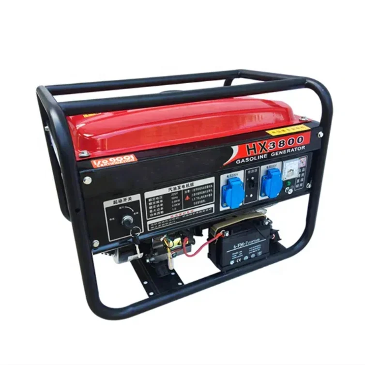 3.5KW Portable gasoline generator with inverter sinusoidal AC stable output/gasoline generator silent