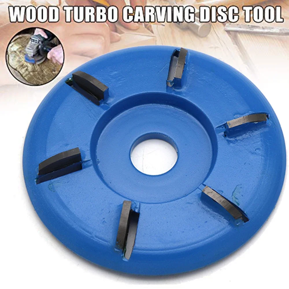 Imagem -04 - Power Wood Carving Disc para Carpintaria Turbo Round Angle Grinder Attachment Fresa 16 mm Abertura