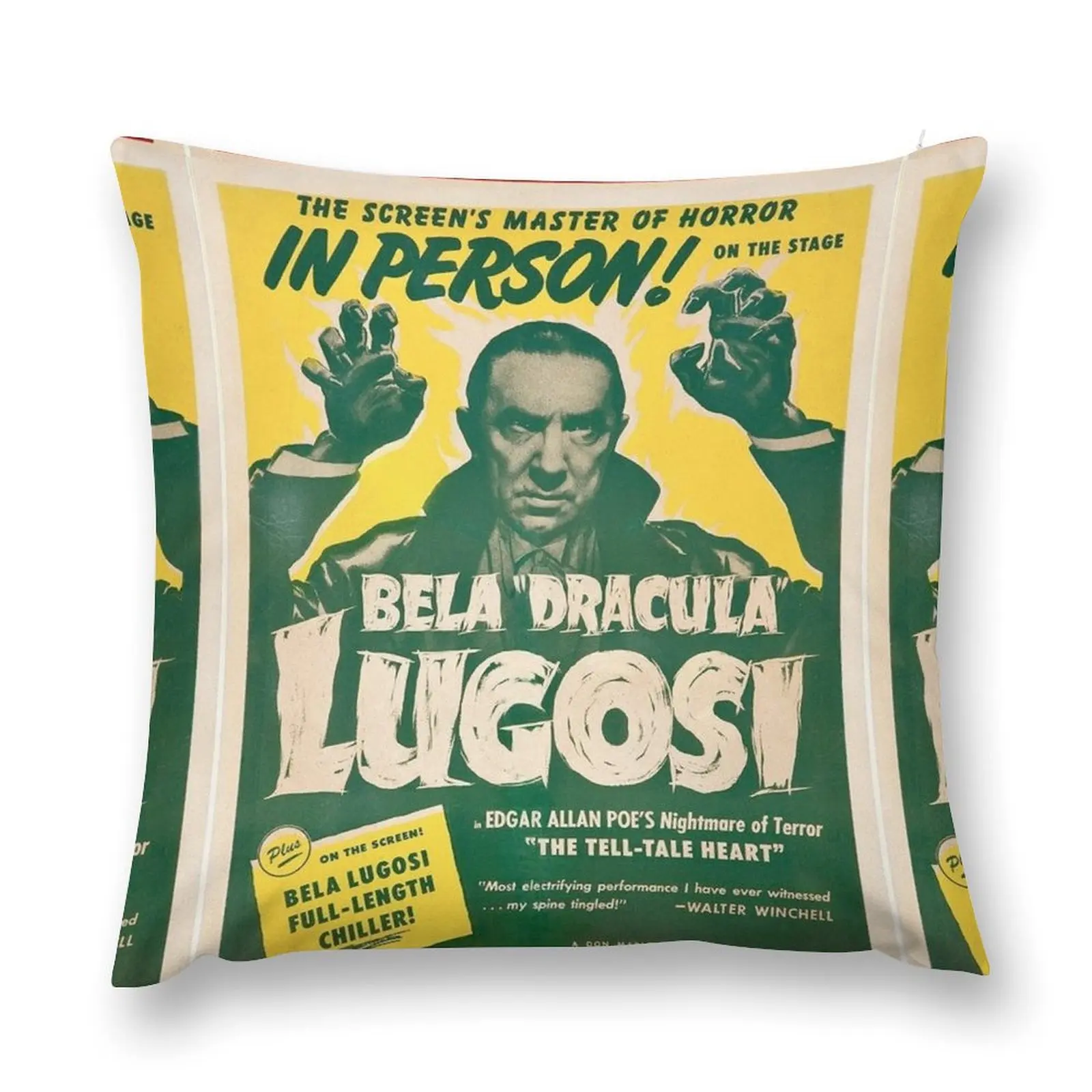 

Bela Lugosi - Dracula - vintage horror film poster Throw Pillow autumn pillowcase Pillow Case pillow