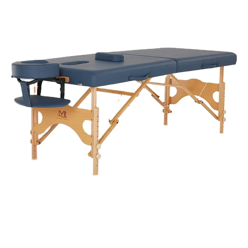 Factory Wooden Foldable Massage Bed and Portable Beauty Massage Table
