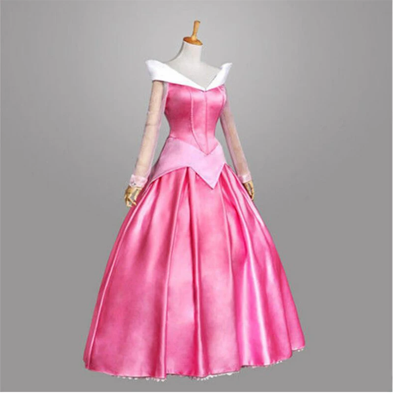

Halloween Snow White Sleeping Beauty Princess Pink Blue Fairy Tale Princess Dress COSPLAY Annual Meeting Dress