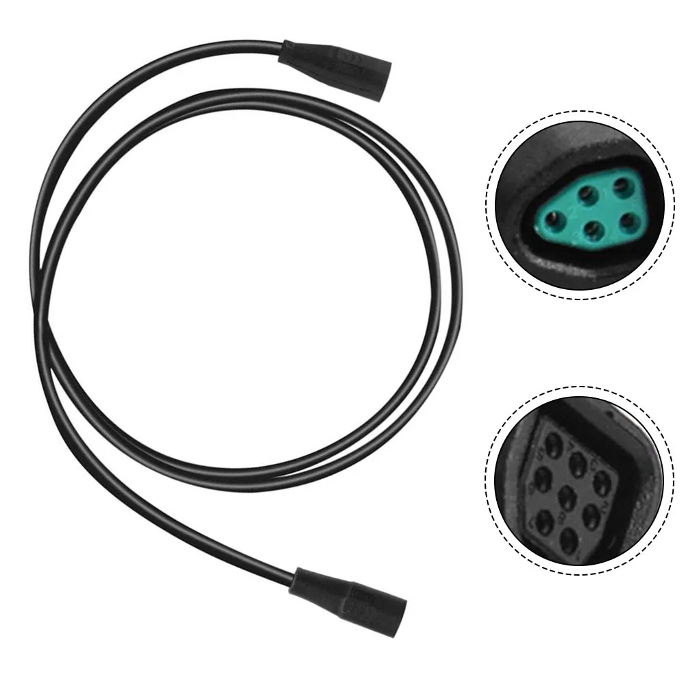 Electric Bike 1T1 Connector Cable 1280mm For Bafang G521 G520 Display Light Control Waterproof Black Electric Bicycle Components