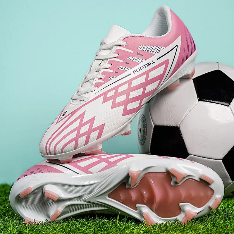 

Men Outdoor Football Field Boots Cleats Training Football Shoes Society Fast Soccer Shoes Sneaker Professional Original Unisex