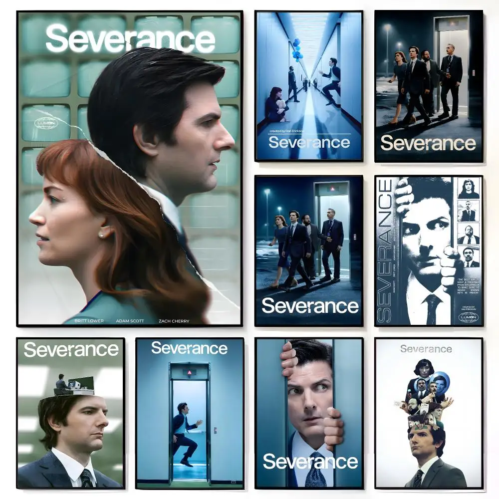 Mind-Bending Sci-Fi Series Severance Poster American Film Mural Home Childrens Room Wall Decor Print