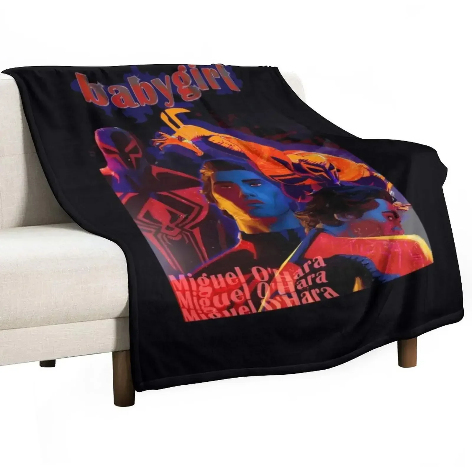 Miguel O'Hara Ba Throw Blanket Lightweight Warm Blanket for Travel Camping