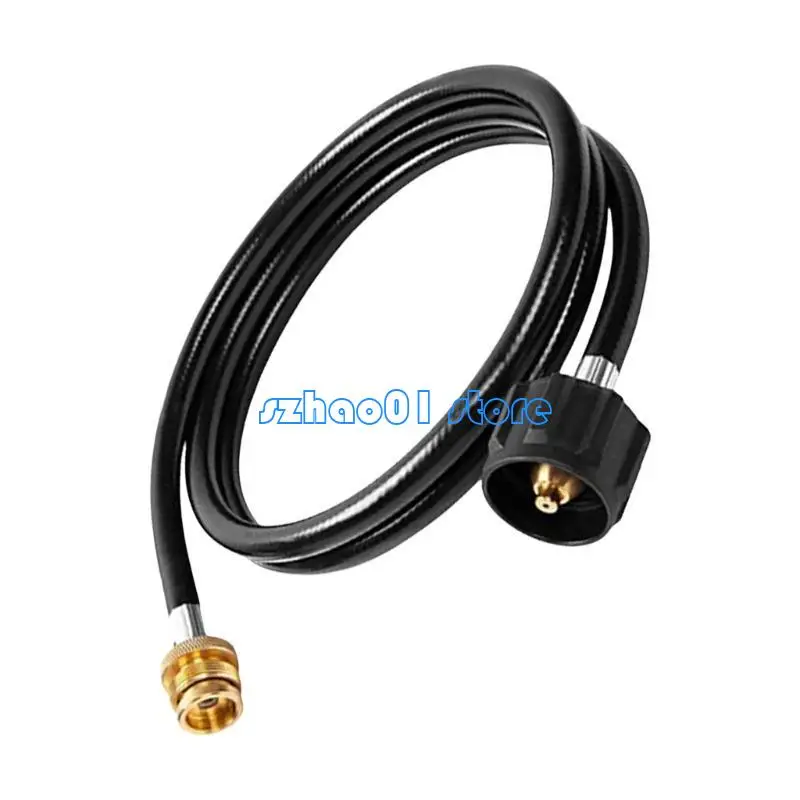 

85LA Flexible 6 ft Propane Adapter Hose Connects 20lb to 1lb Tanks Suitable for Patios Heaters and Grills Antibite Designs