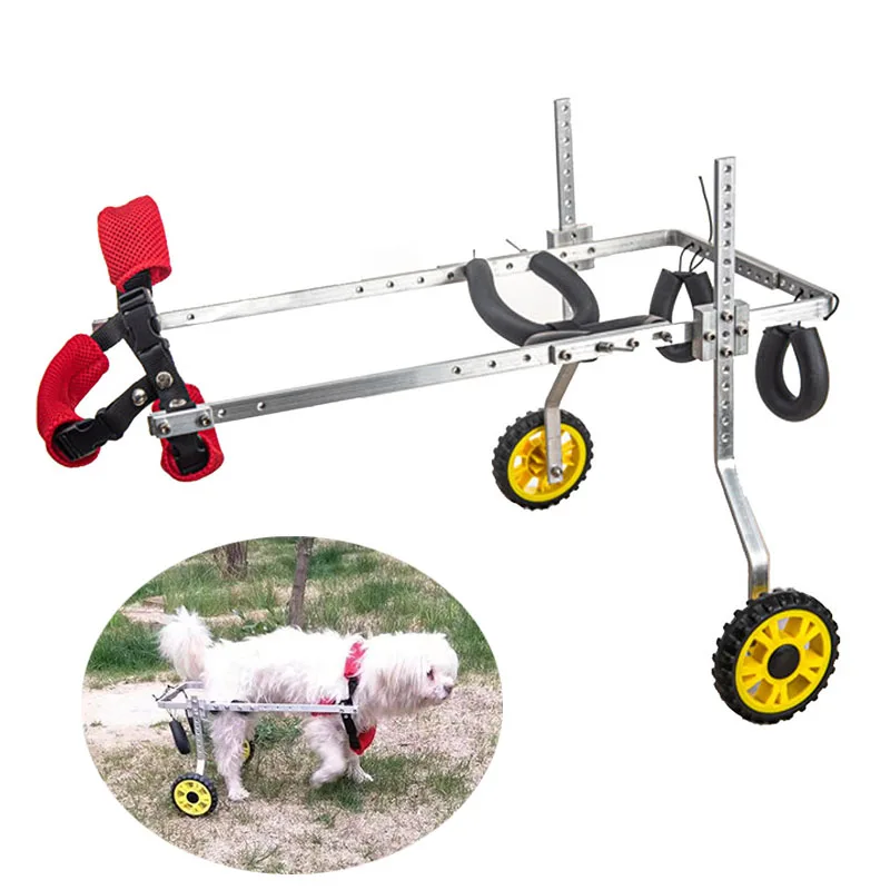 

Pet Wheelchair Cart Dog Wheelchair Disabled Rehabilitation Auxiliary Exercise Hind Legs Support Lightweight Hindlimb Scooter