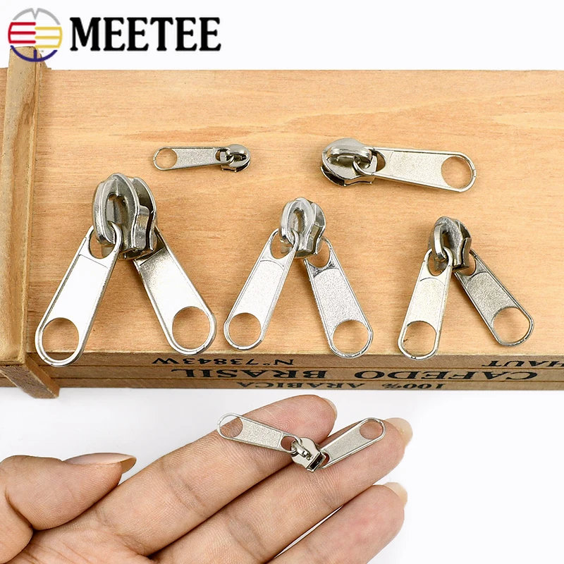 

10/20Pcs 3#5#8#10# Nylon Zipper Slider Pocket Garment Single/Double Zippers Puller Luggage Replace Zips Repair Kits Accessories