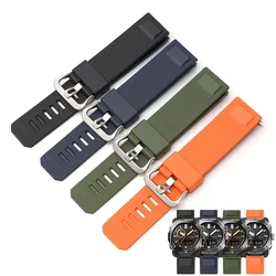 TPU Silicone Watch Band for Casio PROTREK PRW-6900 PRW-6800/3400 Men Waterproof Sport Quick Release Strap Watch Accessories 23mm