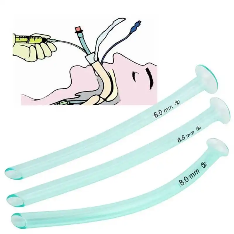 6 6.5 8mm Disposable Medical Nasopharyngeal Airway Nasopharyngeal Duct Nasal Airway Tube Health Care for Unconscious Patients