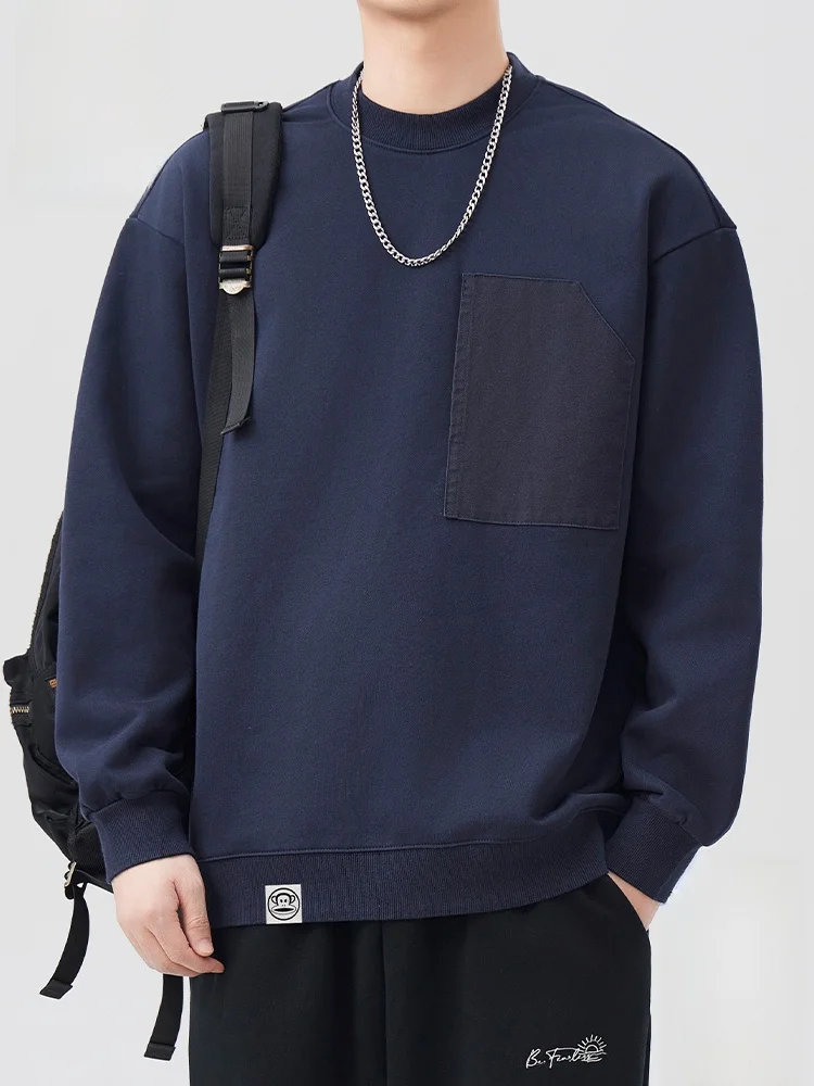 

PaulFrank M round Ne Sweatirt Loose Fit Comfortable Cotton Long Sve Spring Summer Casual Faion Brand Monkey Design