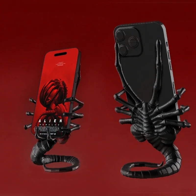 

Периферийные устройства Alien Movie Xenomorph Cool Facehugger, держатель для мобильного телефона с 3D принтом, аксессуар для украшения рабочего стола, игрушка, подарки
