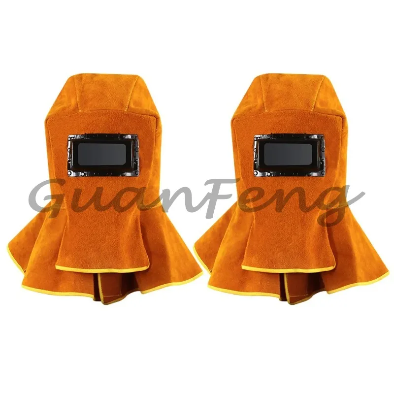Leather Welded Mask Helmet Welded Full Hood